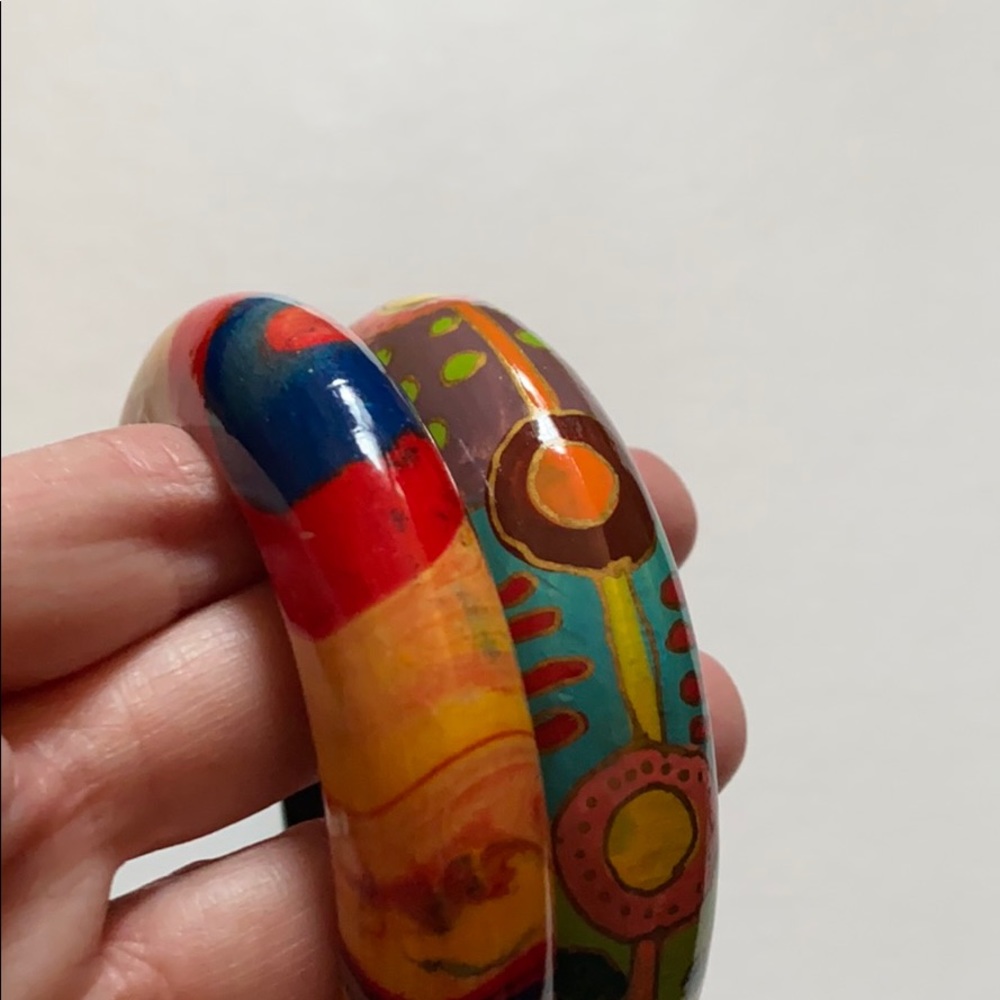 Groovy vintage bracelets
